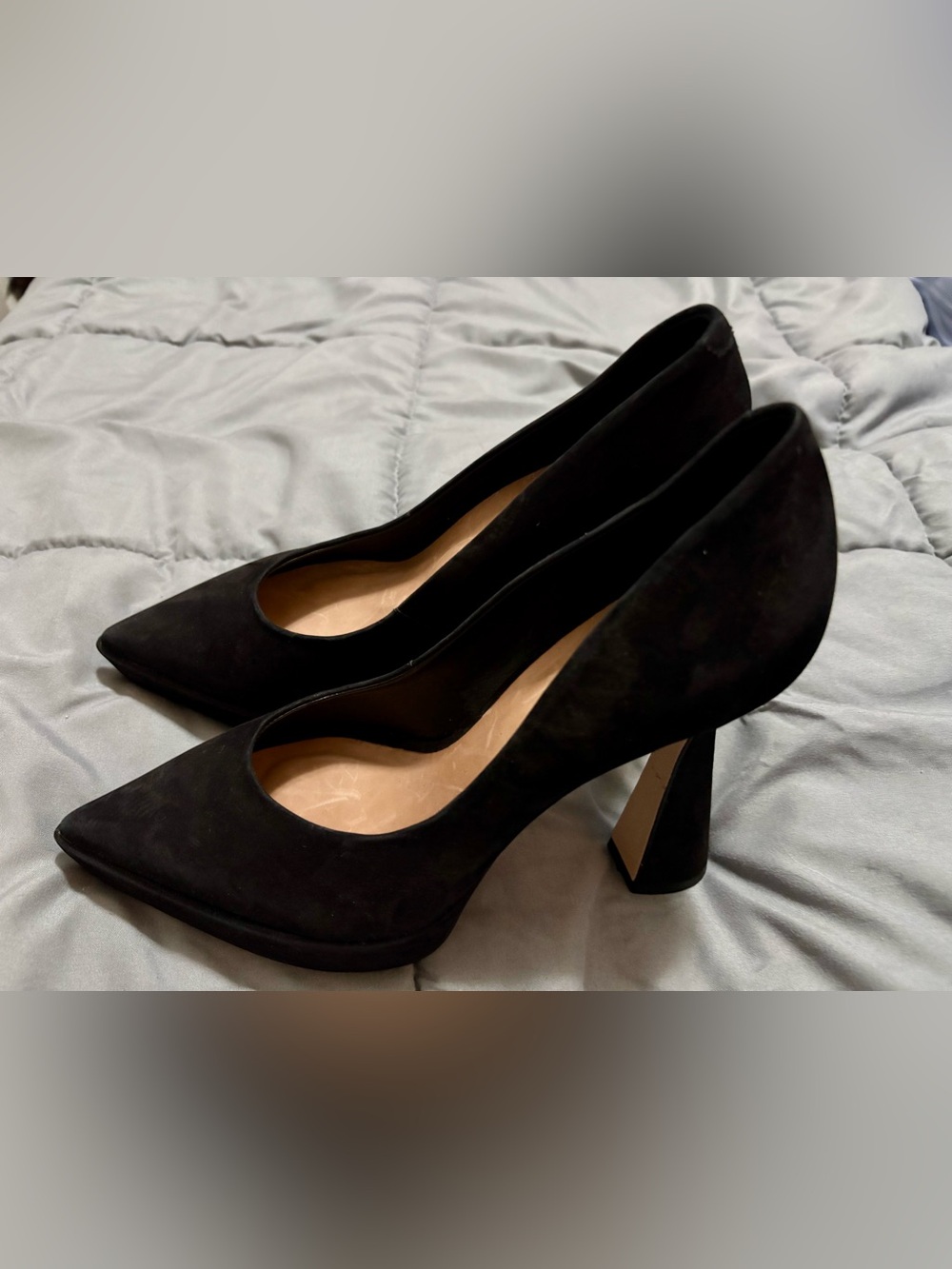 *Like New* Maeve Anthropologie Women’s Size 6.5 Black Suede Pointed-Toe Pumps